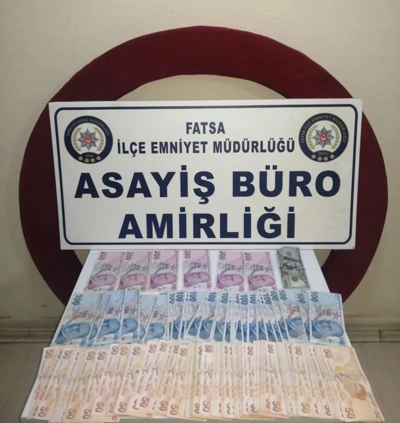 Fatsa’da kumar oynayan kişilere suçüstü
