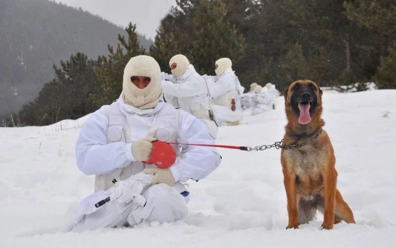 Eski 19 derecede eğitim yapan komandolar dosta güven düşmana korku verdi