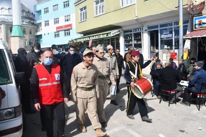 18 Mart Çanakkale Zaferi’nin 107.Yıldönümü Hüyük’te de kutlanıyor
