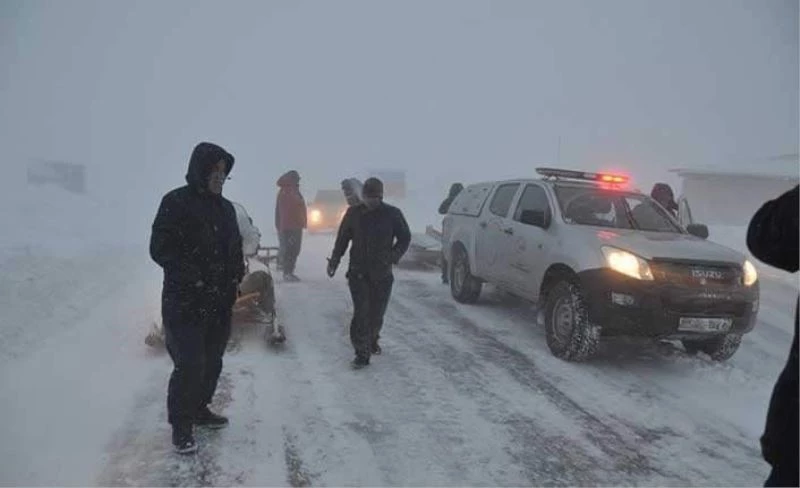 Şenyayla bölgesinde mahsur kalanlar kurtarıldı
