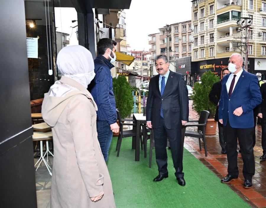 Vali Dr. Erdinç Yılmaz, Esnafları Ziyaret Etmeye Devam Ediyor