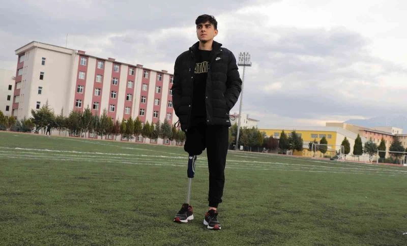 Protez bacağıyla hayata tutunan gence medikal firmasından haciz
