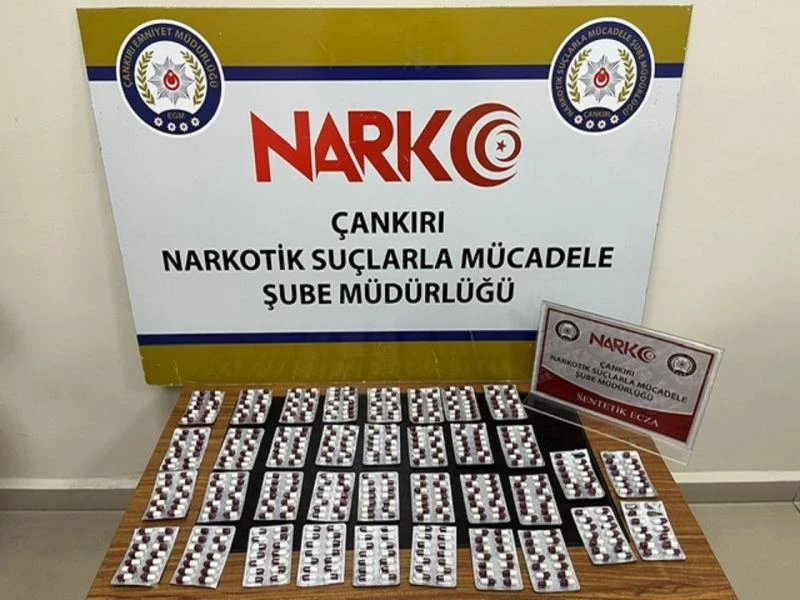 Çankırı’da 499 adet sentetik hap ele geçirildi: 1 tutuklama
