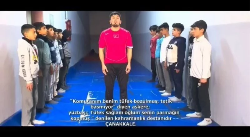 Elazığ’da Çanakkale Zaferi’nin yıl dönümünde anlamlı klip
