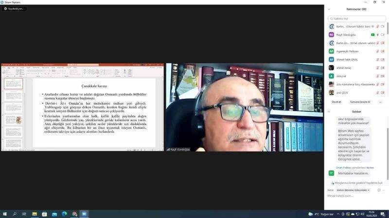 Bartın Üniversitesindeki konferansta “Çanakkale Destanı” anlatıldı
