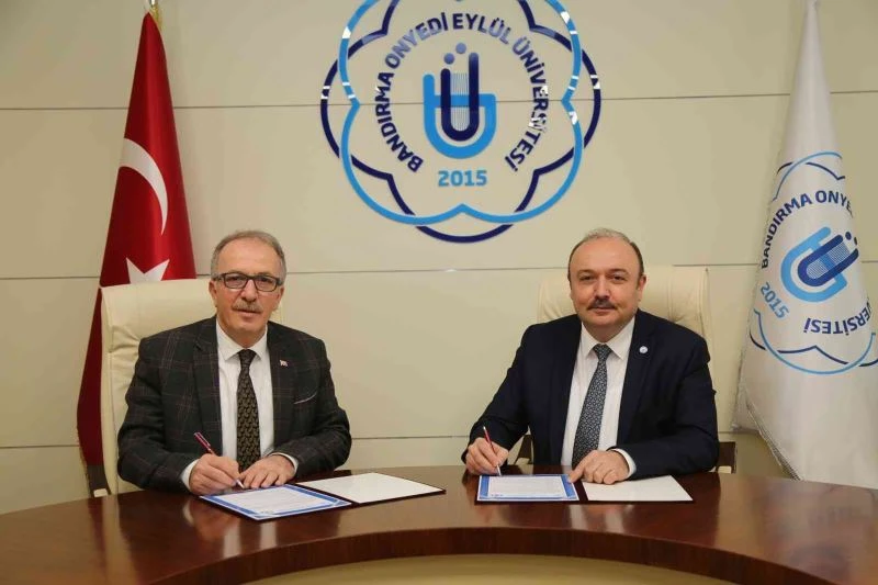 Bartın Üniversitesi ile Bandırma Onyedi Eylül Üniversitesi arasında protokol imzalandı
