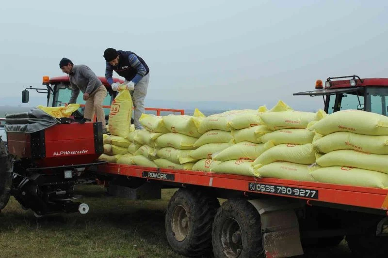 Meralar gübreleniyor
