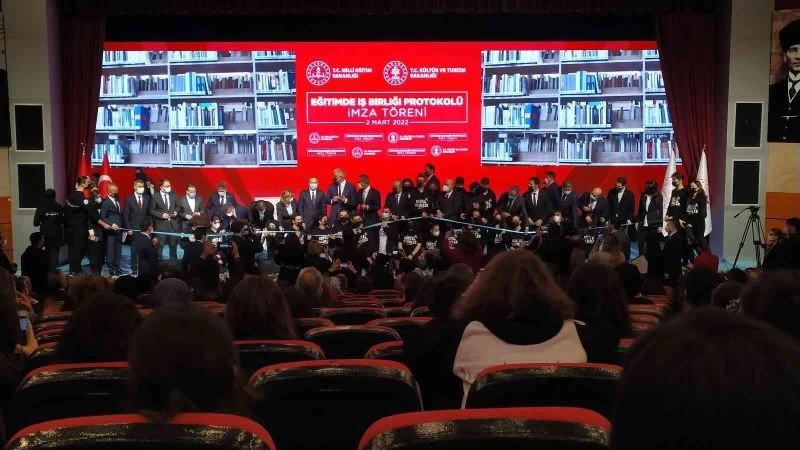 Milli Eğitim Bakanlığı ve Kültür Bakanlığı arasında ‘Atatürk Kitaplığı’ iş birliği
