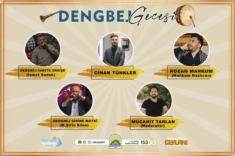 Tatvan’da ’Dengbej Gecesi’nin ikincisi düzenlenecek
