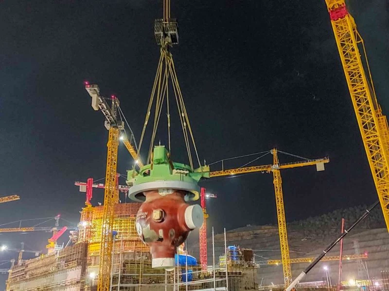 Akkuyu NGS’nin birinci güç ünitesinde ana ekipmanın montajı yapıldı
