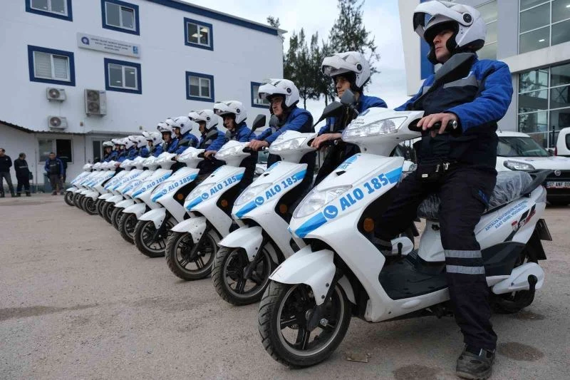 Büyükşehir’in elektrikli motosikletleri yollarda
