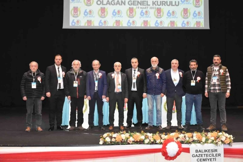 Balıkesir Gazeteciler Cemiyeti Olağan Genel Kurulu tek liste ile yapıldı
