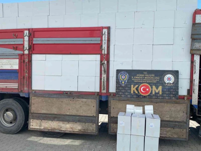 Adana’da 9 milyon 430 bin adet kaçak makaron ele geçirildi
