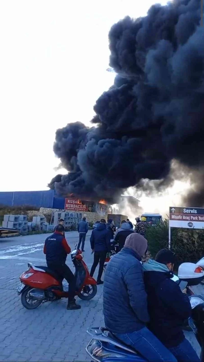 Isınmak için yakılan ateş yangına neden oldu
