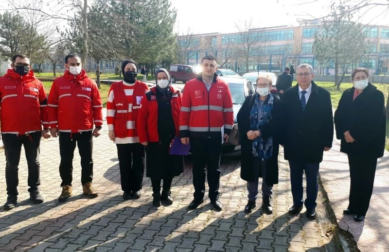 Rektör Tabakoğlu, Ukrayna’dan gelen Kırım Tatar Türklerini ziyaret etti
