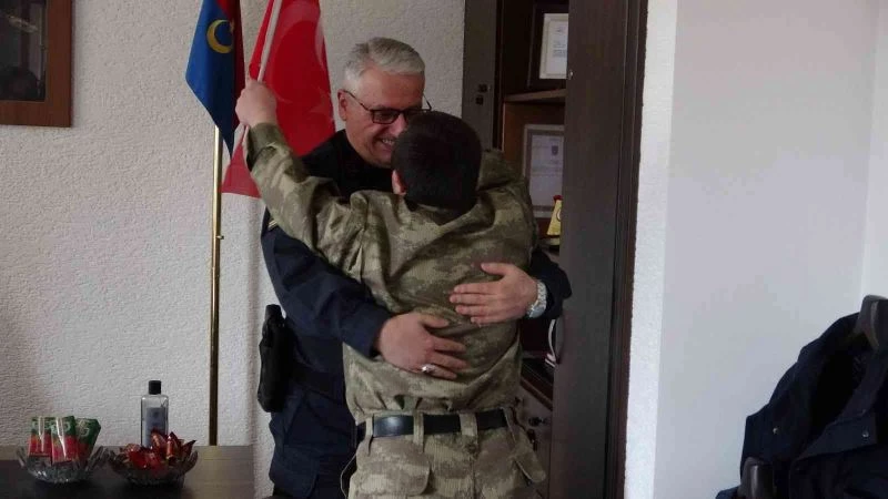 Bir günlüğüne jandarma oldular, hayallerini gerçekleştirdiler
