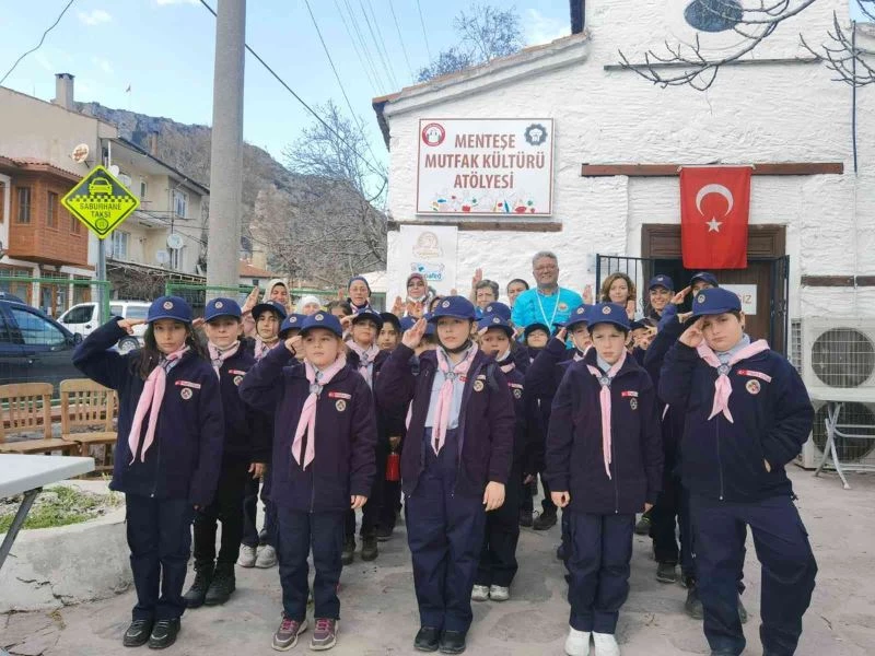 Menteşe Mutfak Kültürü Atölyesi, küçük izcileri ağırladı
