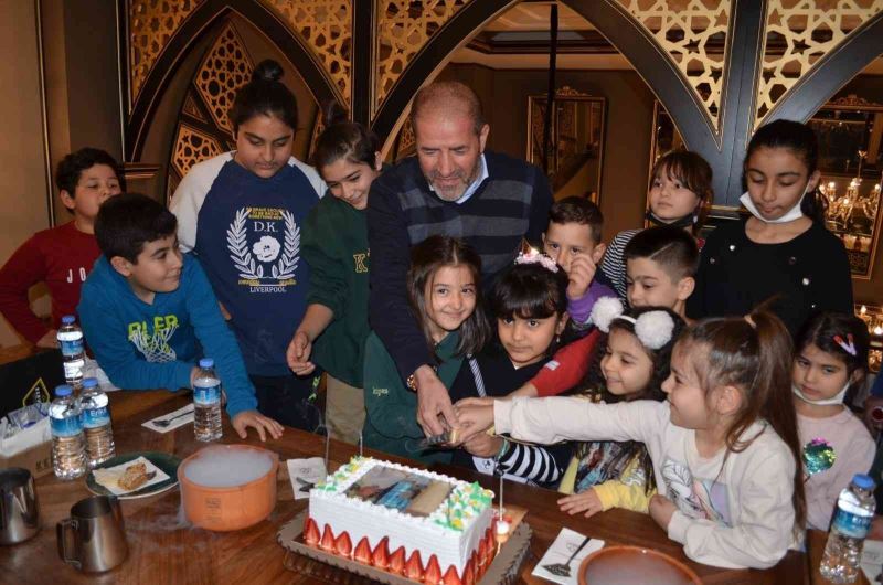 Şehit çocuklarından Kervancıoğlu’na doğum günü sürprizi
