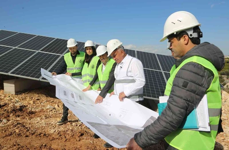 Atıl taşlık arazi güneş enerjisi ile değerlendirildi, elektrik giderleri sıfırlandı
