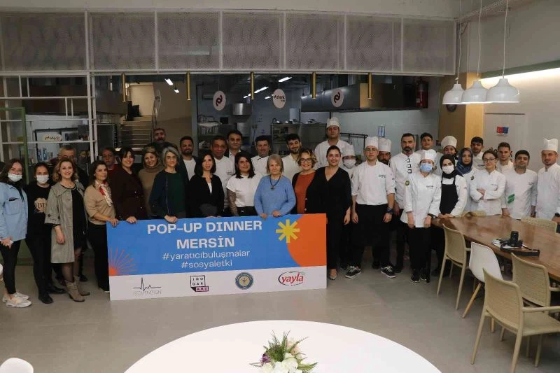 Mersin’de ’Pop-Up Dinner’ etkinliği
