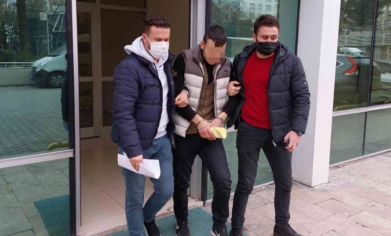 2 adet televizyon çaldı, parmak izinden yakalandı
