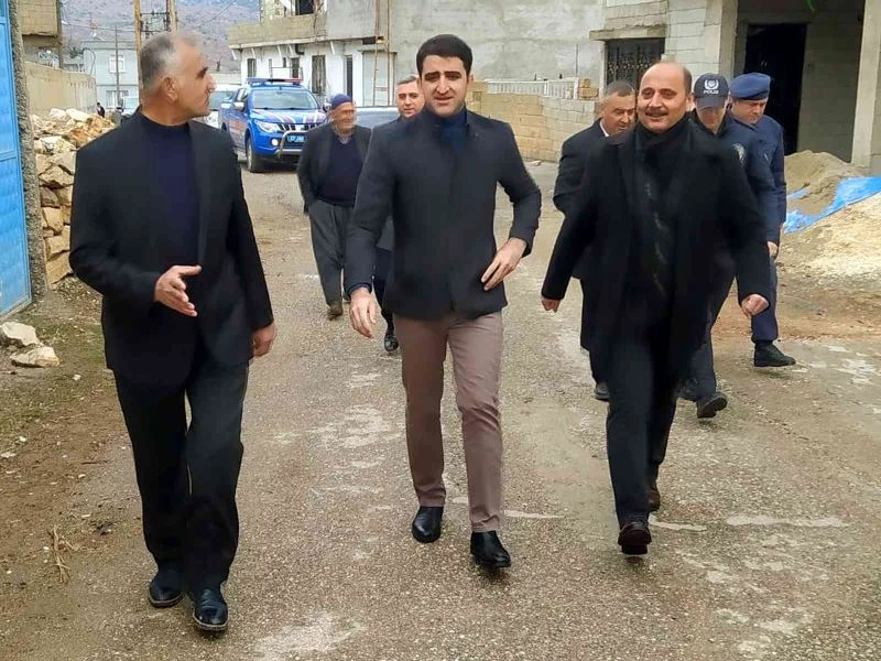 Kaymakam Sevgili ile Başkan Doğru mahalle ziyaretlerini sürdürüyor
