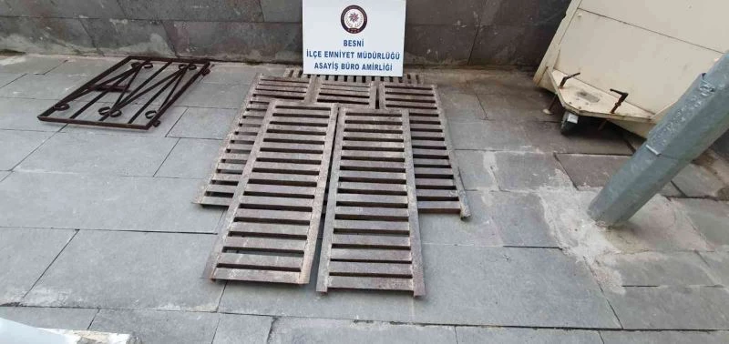 Besni’de mazgal hırsızı tutuklandı
