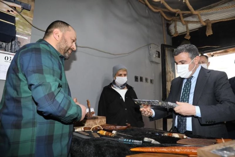 Vali Atay’dan usta ellere ziyaret
