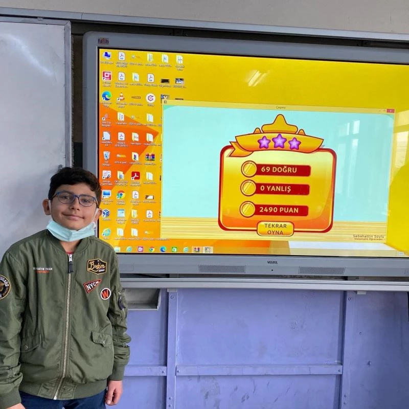 Öğrenciler çarpım tablosu turnuvasıyla eğlendi
