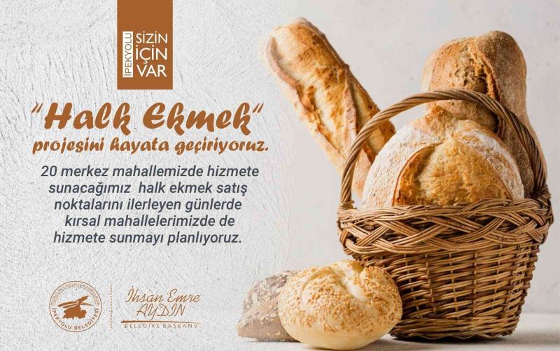 İpekyolu Belediyesinden ‘halk ekmek’ projesi
