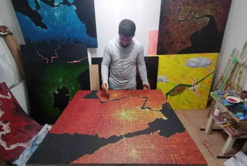 Tuvallerine kuş bakışı haritaları resmediyor
