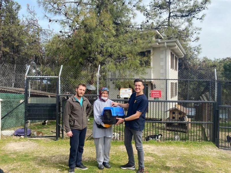 Engelli can dost sıcak yuvaya kavuştu
