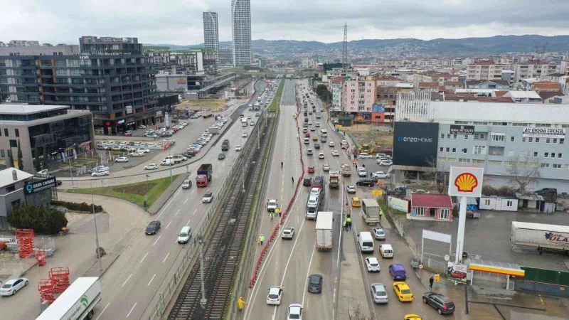 Mudanya yolunda ray mesaisi başladı
