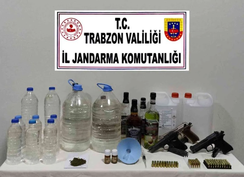 Sahte içki üretirken yakalandı
