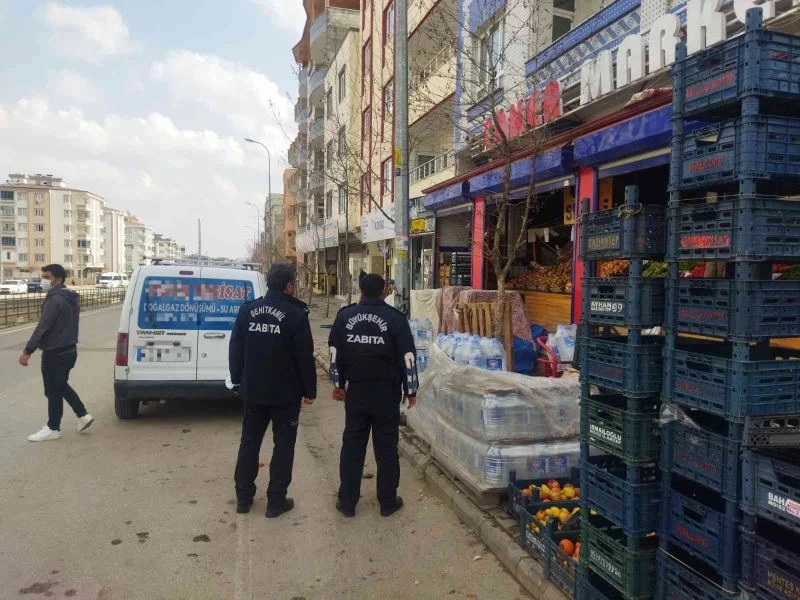 Gaziantep’te kaldırım işgallerine karşı denetimler sürüyor
