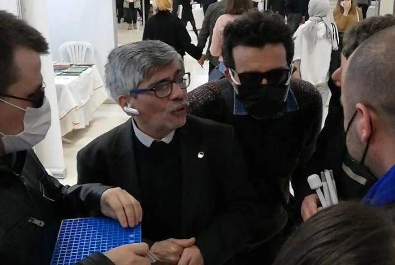 Görme engelliler OKAF’a katıldı
