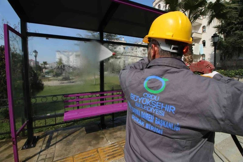 Ordu’nun durakları pırıl pırıl
