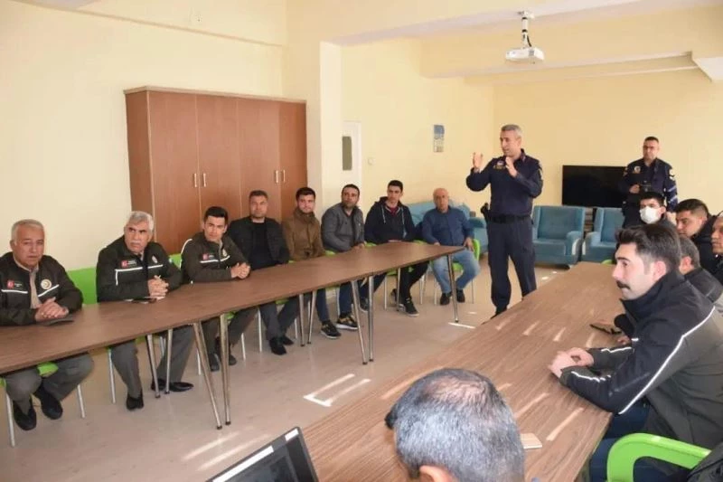 Jandarmadan ormancılara kriminal eğitim
