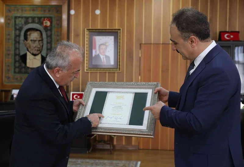 Başsavcı Tuncel’den Rektör Çomaklı’ya tebrik ziyareti
