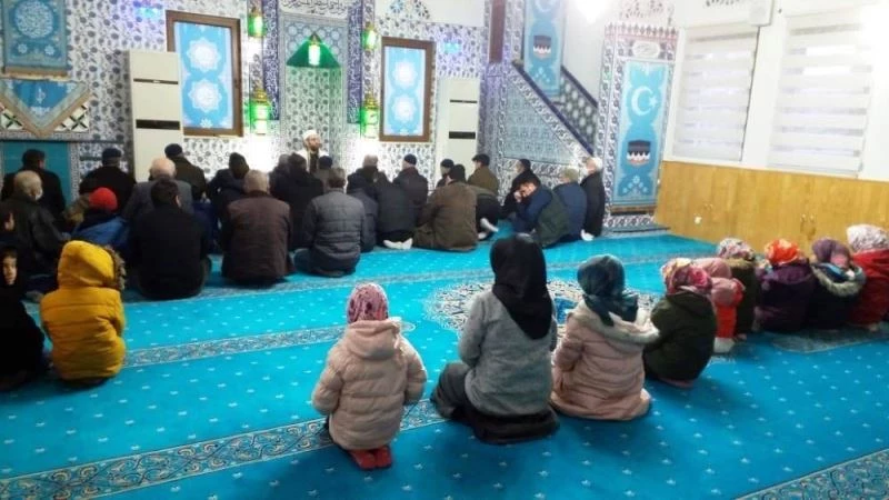 Hisarcık köylerinde sabah namazı buluşması
