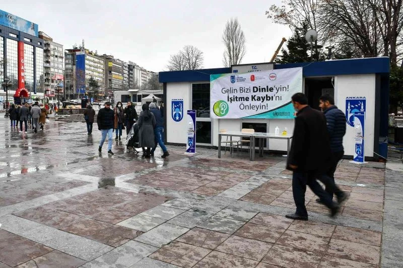 Başkentlilere ücretsiz işitme testi
