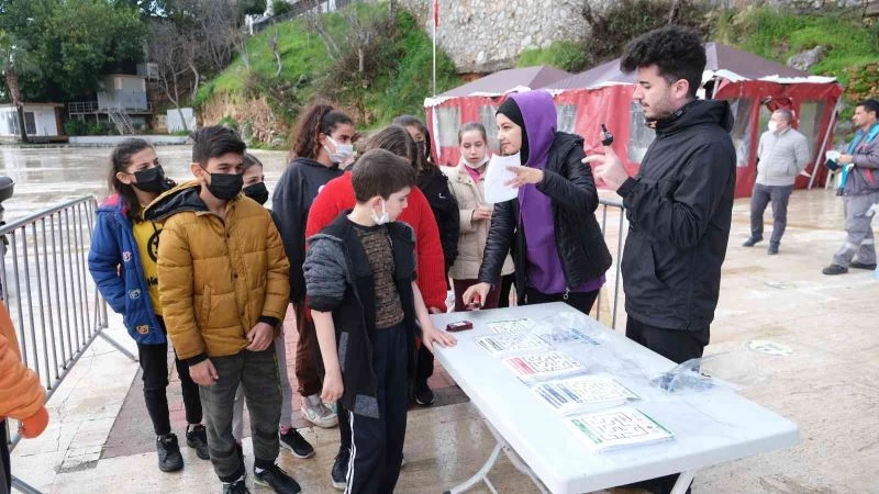 Alanya’da labirent oryantiring etkinliği
