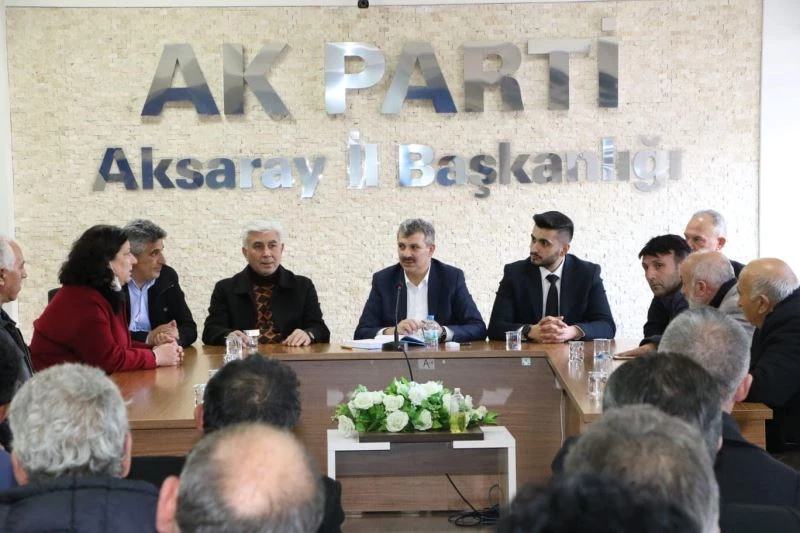 Başkan Altınsoy muhtarları dinledi
