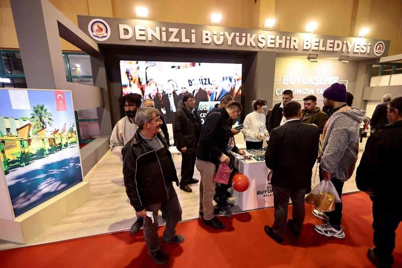 Denizli büyükşehir belediyesi, fuarda açtığı stant ile üreticiye yönelik desteklerini anlattı