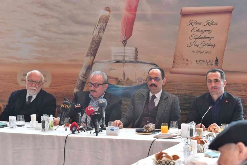 TBMM Başkanı Şentop dolma kalem meraklılarıyla bir araya geldi
