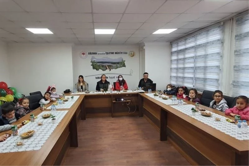 Miniklerden Gölyaka Orman İşletme Müdürlüğüne ziyaret

