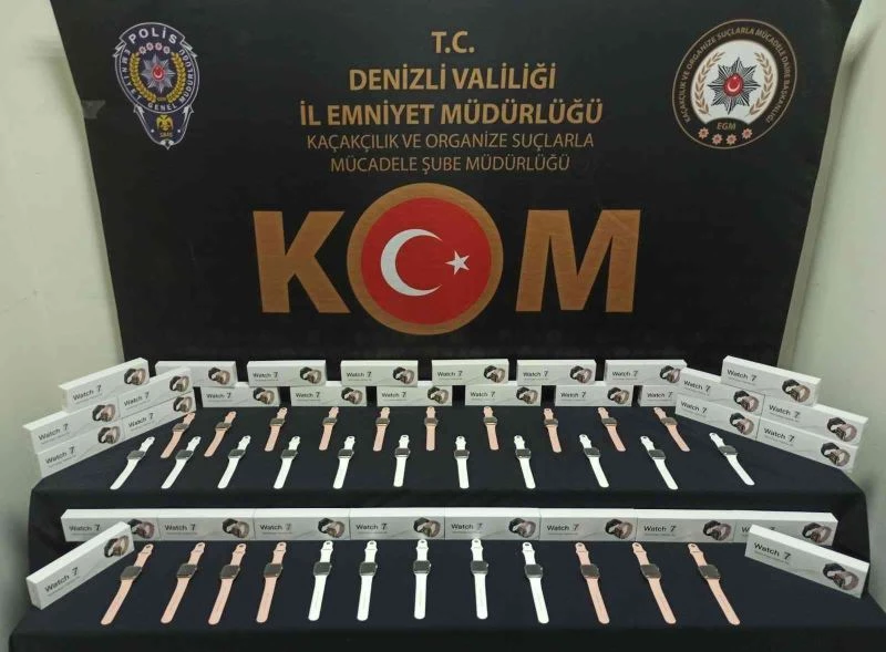 Kaçak ürünlerle birlikte yakayı ele verdi
