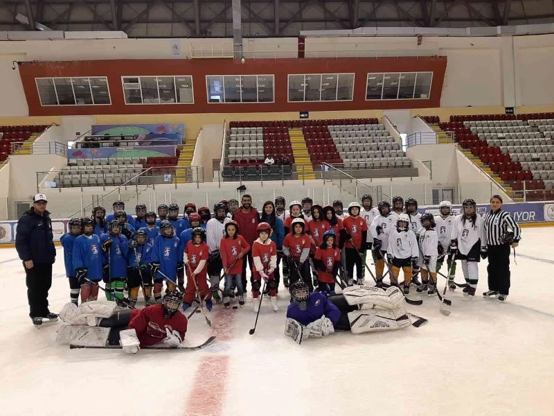 Hokeyin kızları buzda
