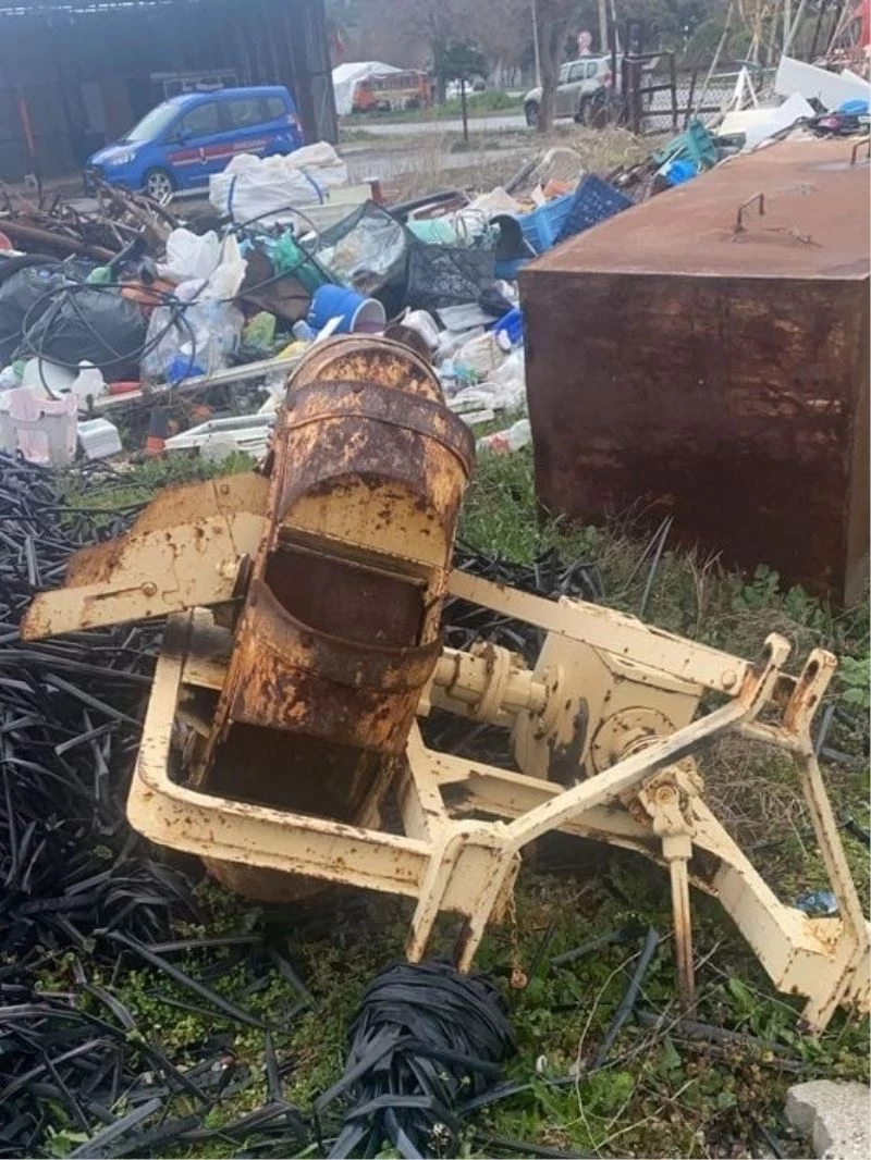 Çalınan tarım aletleri jandarma tarafından bulundu
