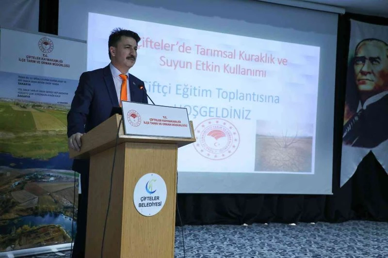 Çifteler’de iklim değişikliği ve suyun etkin kullanımı konuşuldu

